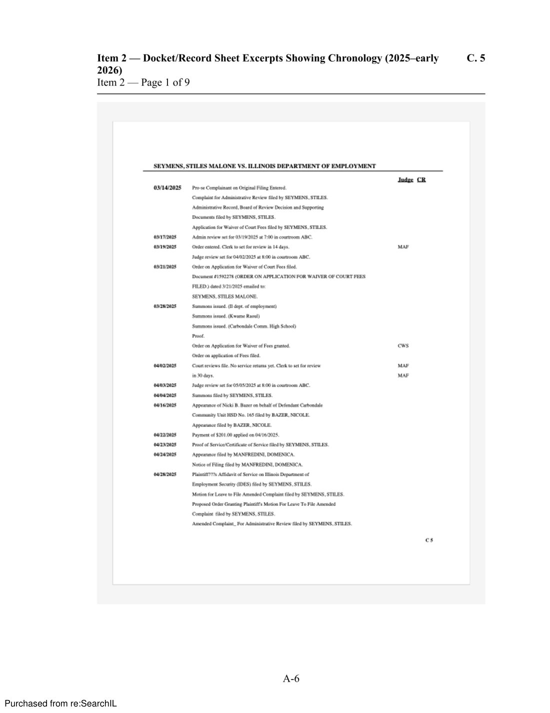 Appendix, page 7 of 44