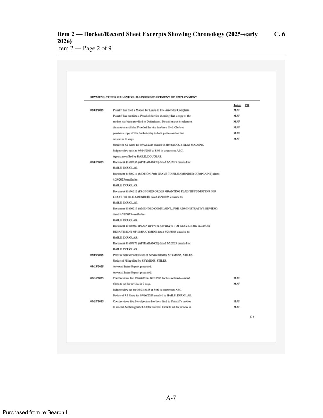 Appendix, page 8 of 44