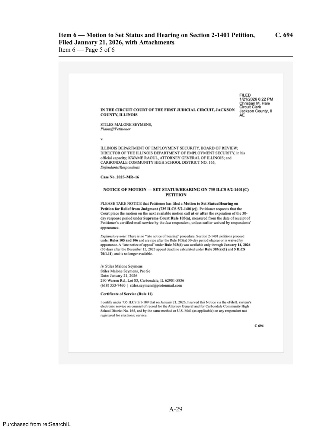 Appendix, page 30 of 44