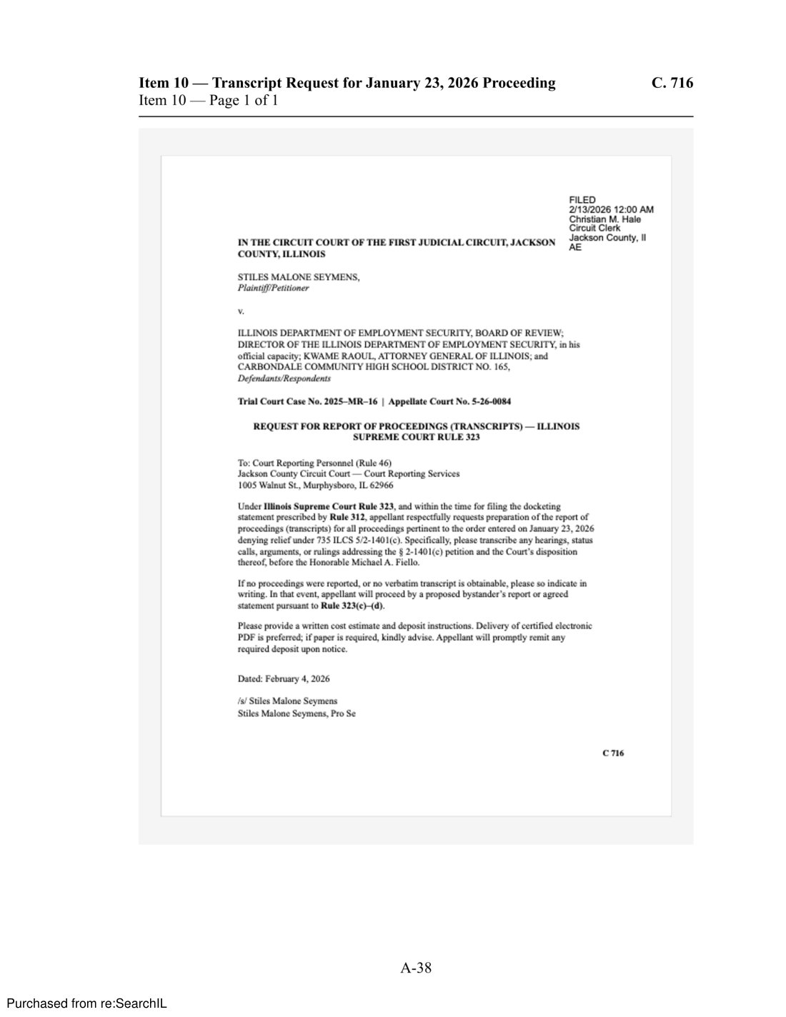 Appendix, page 39 of 44