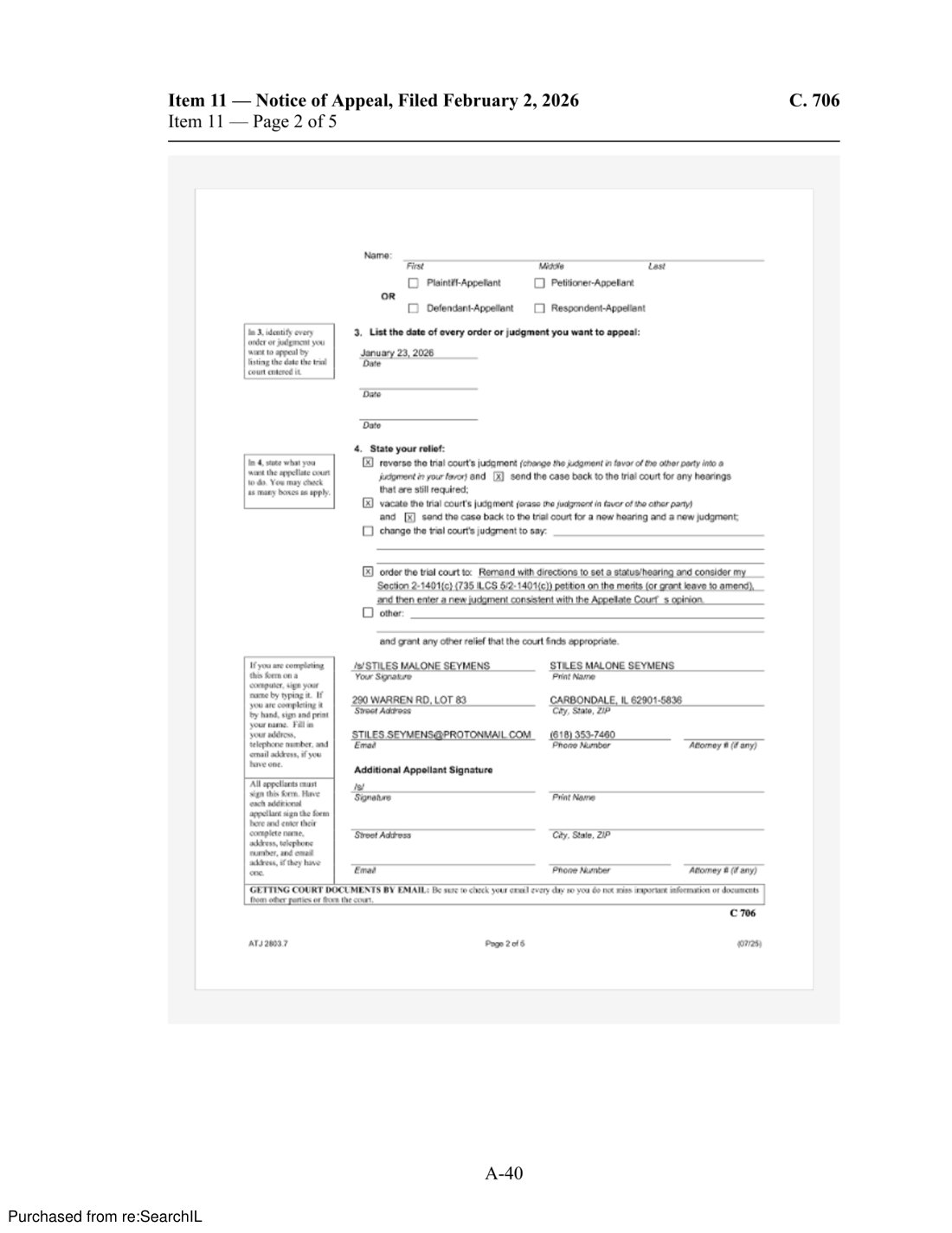 Appendix, page 41 of 44