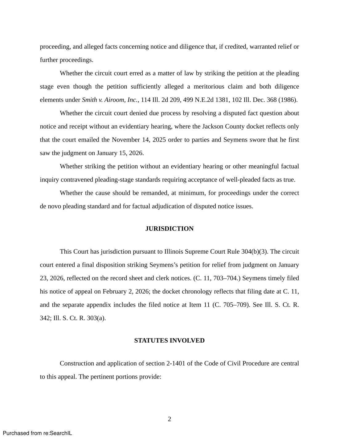 Appellate brief, page 6 of 30
