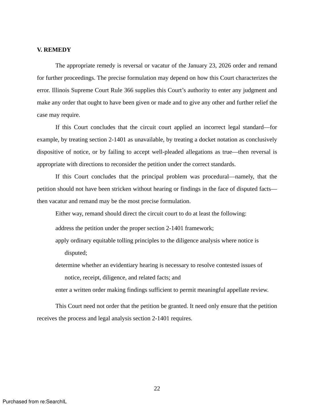 Appellate brief, page 26 of 30