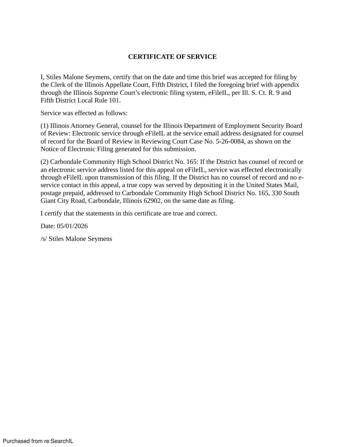 Appellate brief, page 29 of 30